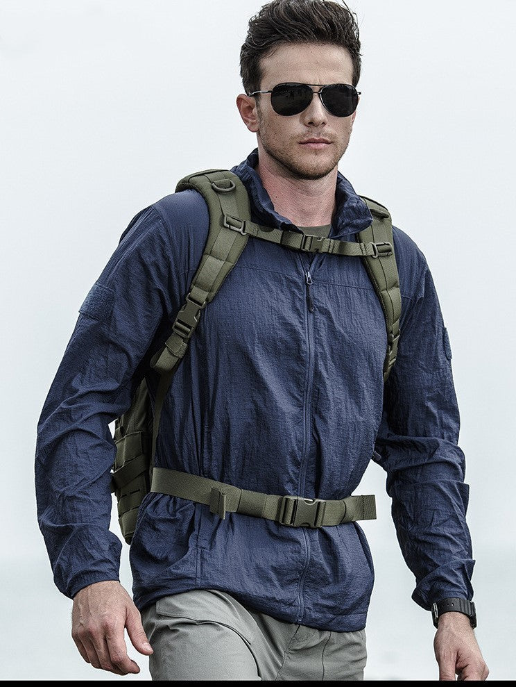 Drune | Leichte Wasserdichte Jacke Mit Reißverschluss
