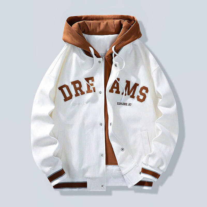 Drune | Kapuzenjacke mit Buchstaben-Print