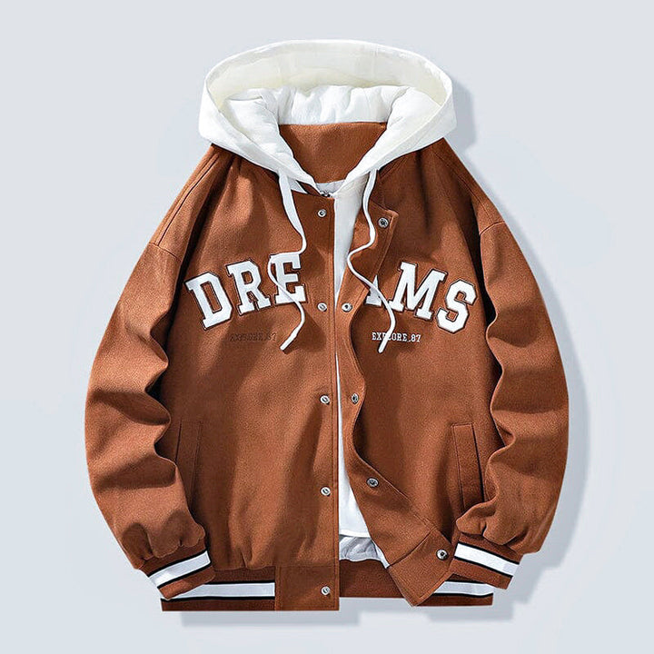 Drune | Kapuzenjacke mit Buchstaben-Print