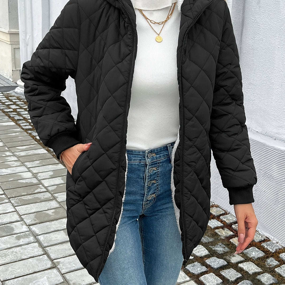 Drune | Steppjacke mit Reißverschluss und Gefälschtem Innenfutter