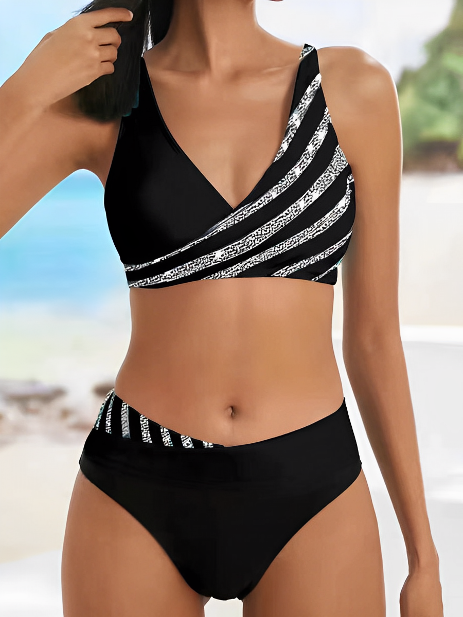 Drune | Bikini Sommer Gestreift Luxus