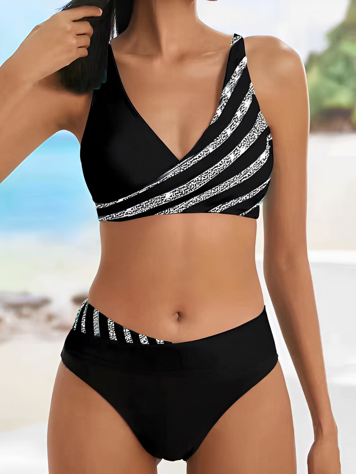 Drune | Bikini Sommer Gestreift Luxus