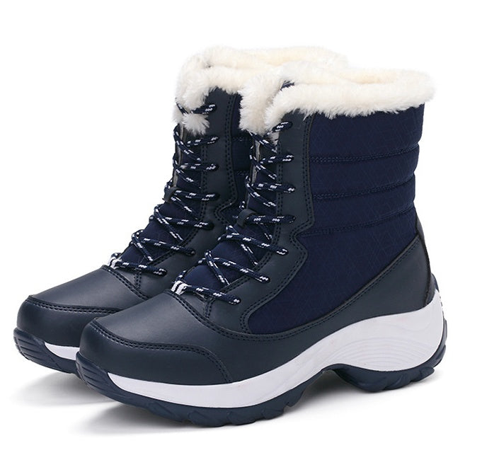 Drune | wasserdichte Winterstiefel mit Plüschfutter, Schnürverschluss und stabiler Sohle