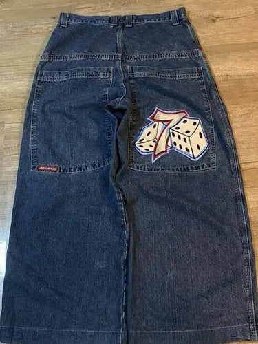 Drune | 2000s Stickerei Hip Hop Street Boyfriend Jeans