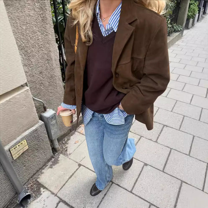 Drune | Wildleder Blazer
