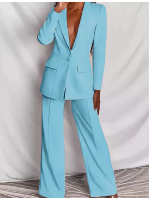 Drune | Elegantes Blazer Und Hosen Satz Für Damen
