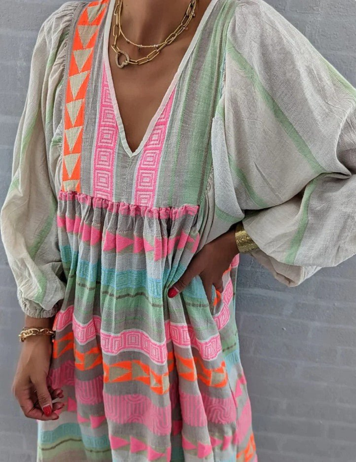 Drune | Boho Stil Damen Maxikleid