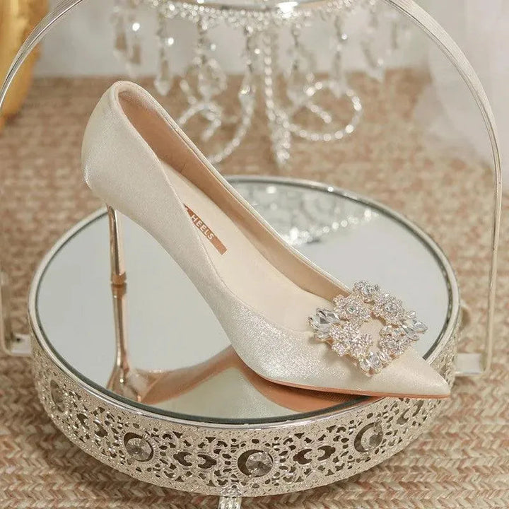 Drune | Brautschuhe Stiletto mit Strass