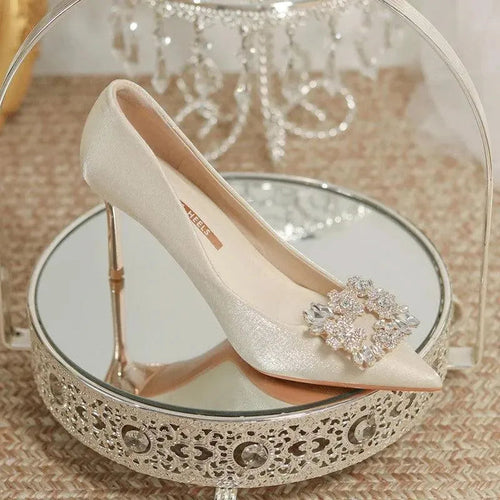 Drune | Brautschuhe Stiletto mit Strass