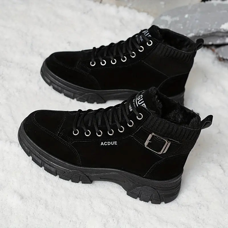 Drune | Warme Samt Stiefeletten für Frauen