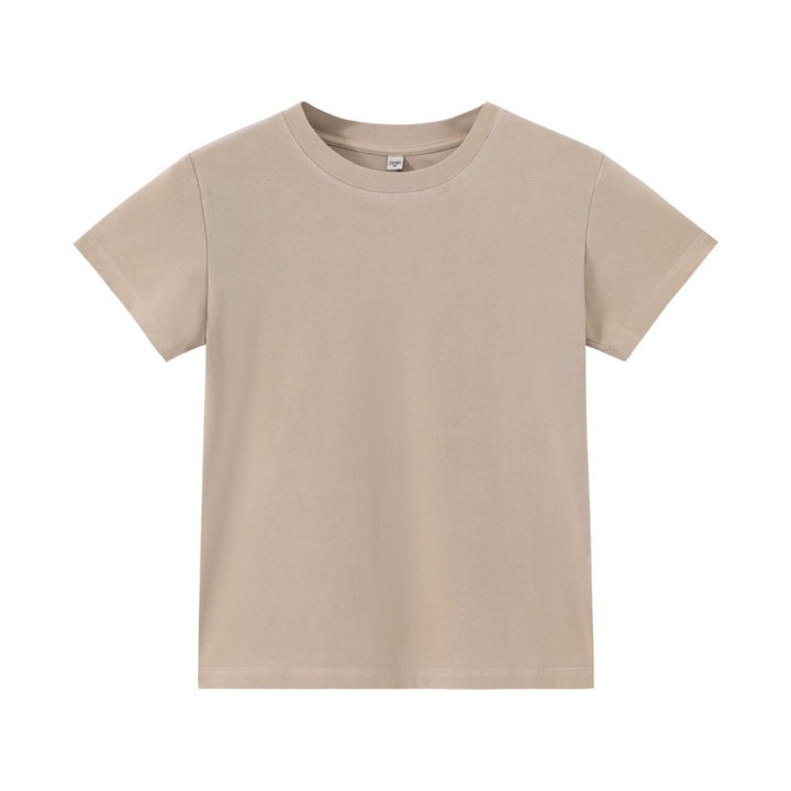 Drune | Schillerndes altes kurzes T-Shirt mit Färbung