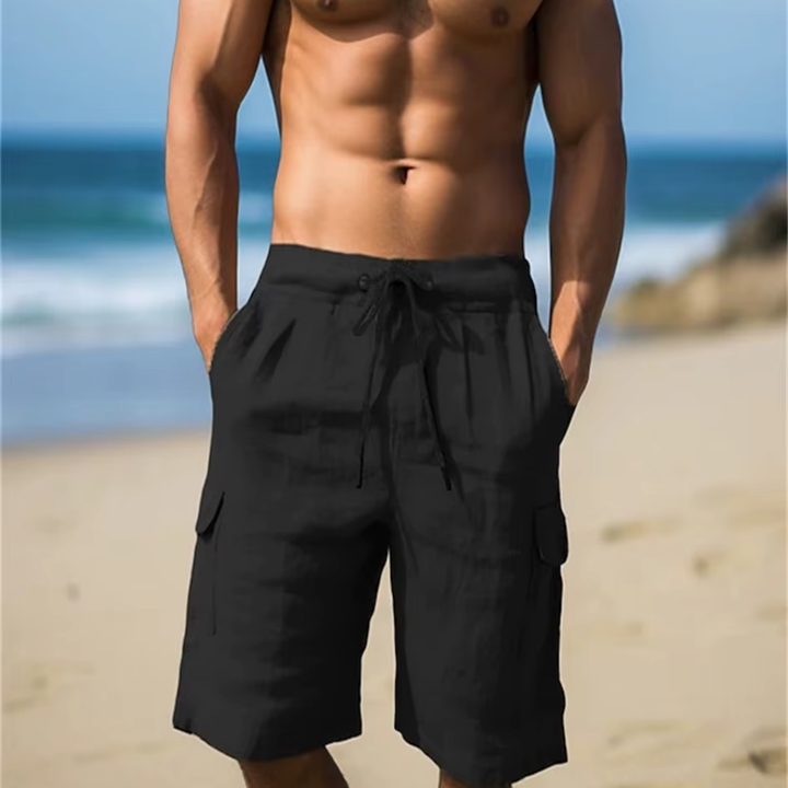 Drune | Sommerliche Herren Leinenshorts für Maximalen Komfort