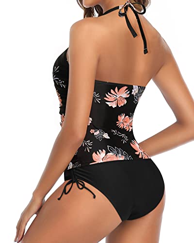 Drune | Halter Tankini Zweiteilige Badeanzüge Mit Rücklosem Tankini Und Shorts