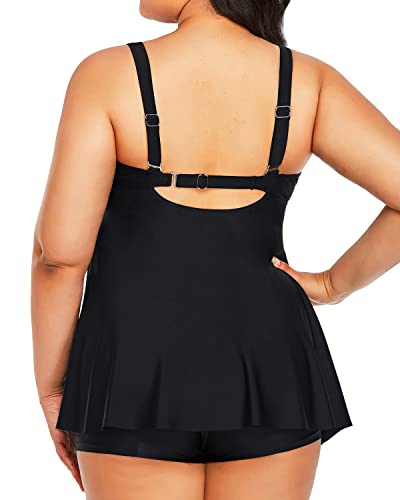 Drune | Plus Size Tankini Badeanzug Bauchkontrolle Badeanzüge Für Frauen