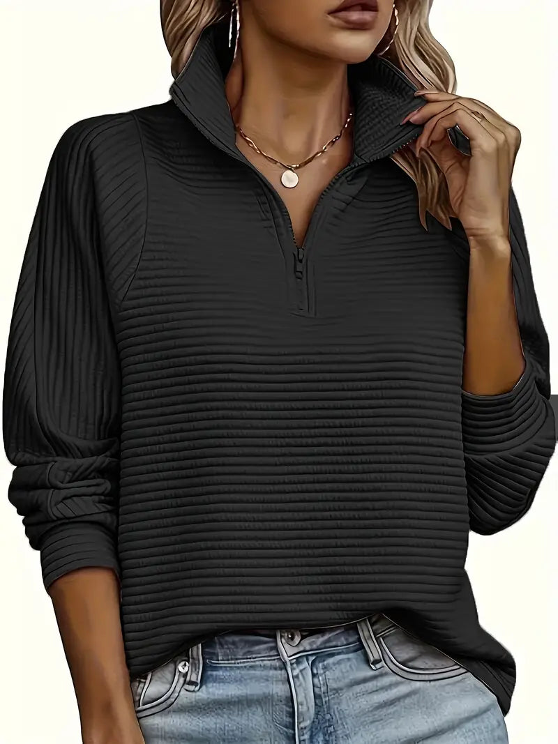 Drune | Reißverschluss Warmer Pullover