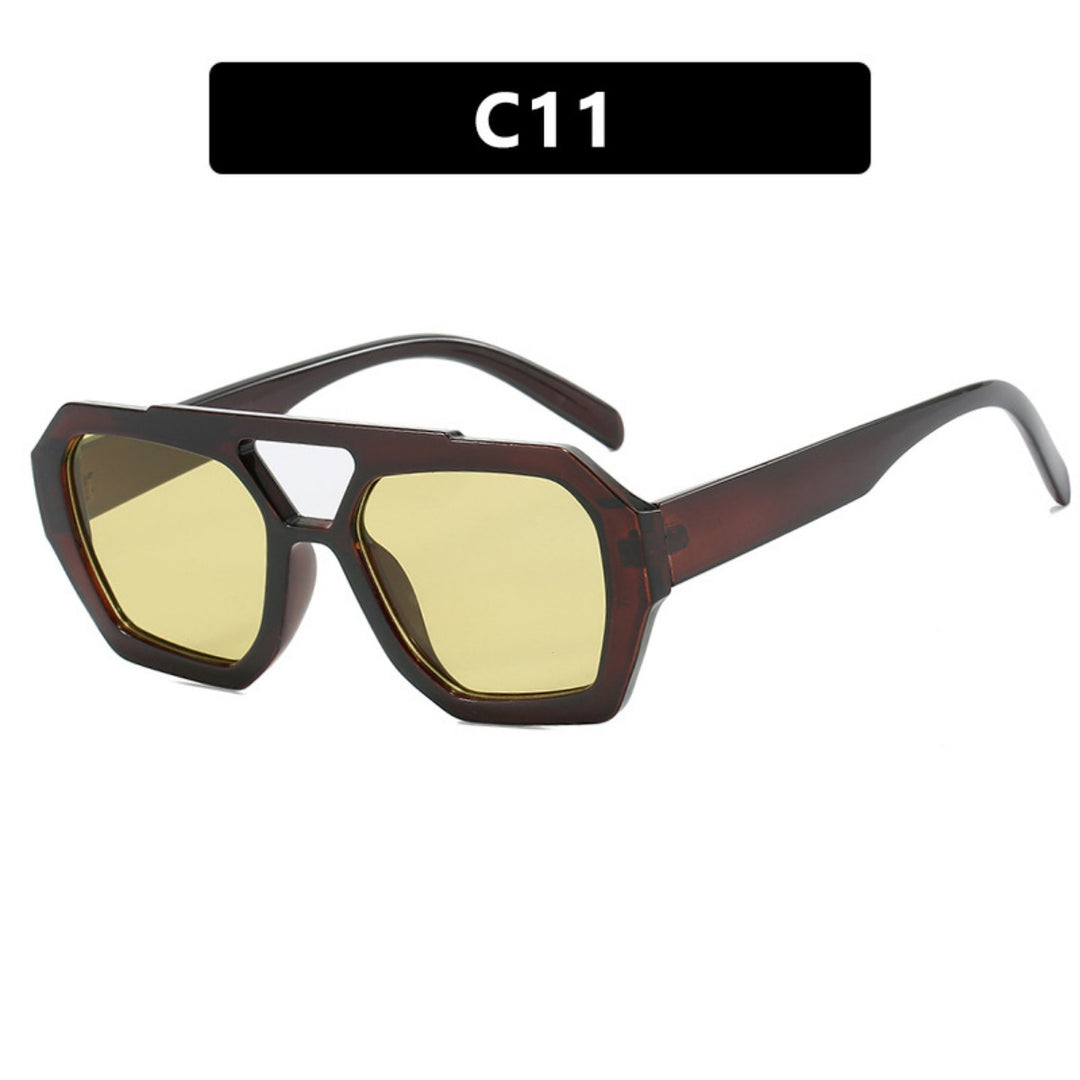 Drune | Unregelmäßige Doppelstrahl-Sonnenbrille