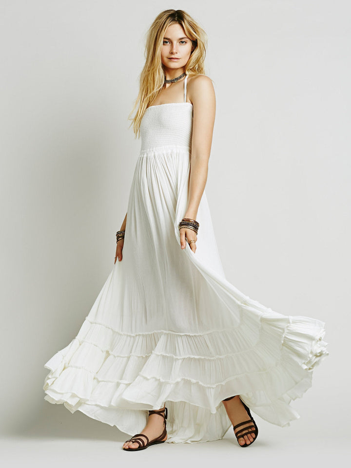 Drune | Kleid aus Baumwolle mit Neckholder