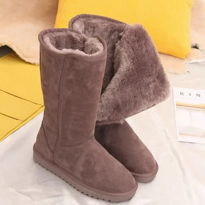 Drune | Winter Plüsch-Schneestiefel mit seitlichem Reißverschluss