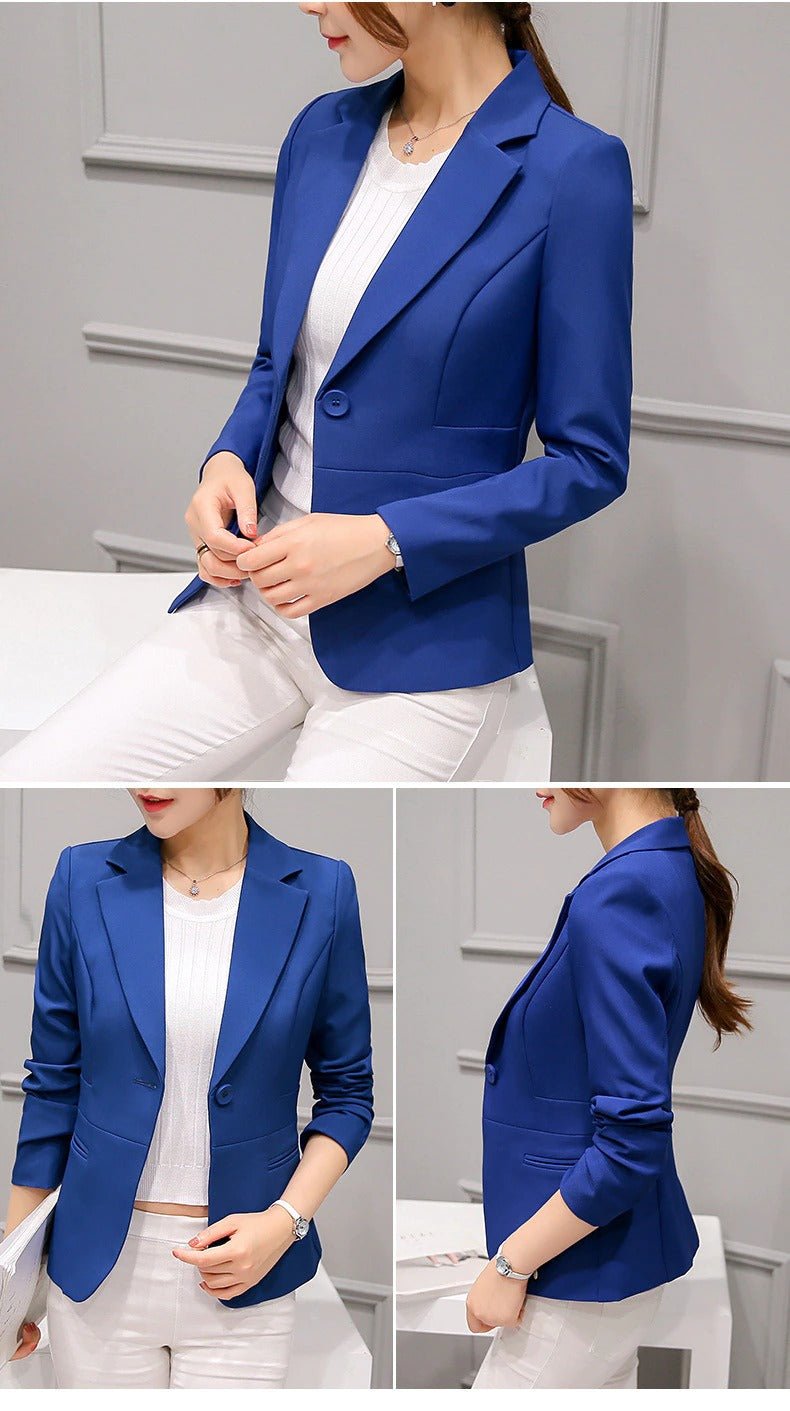 Drune | Lässig Taschen Kurz Blazer