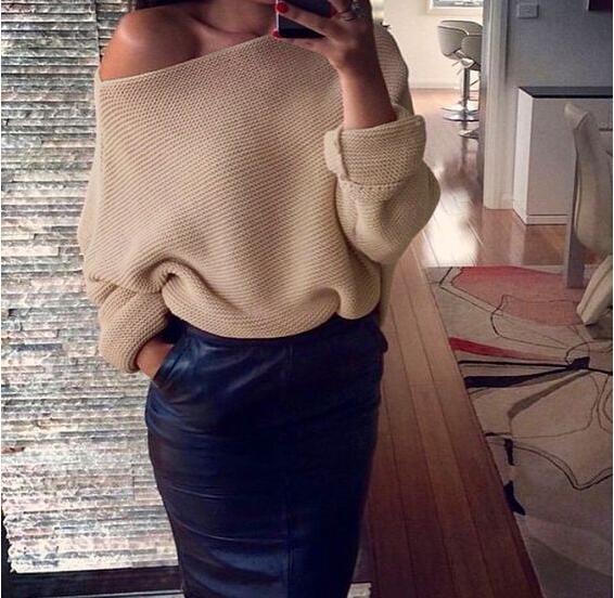 Damen Grobstrickpullover mit hohem Kragen und Zopfmuster Drune