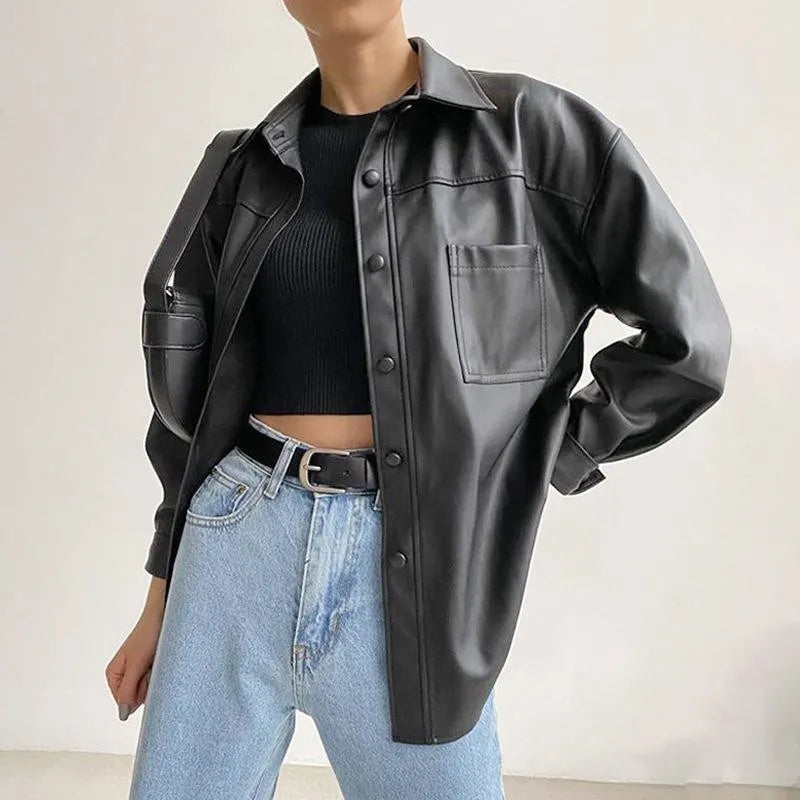 Drune | Leder Damenjacke