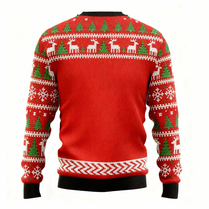 Drune | 2025 Musterprint Pullover - Hässlich & Gemütlich Unisex Pullover