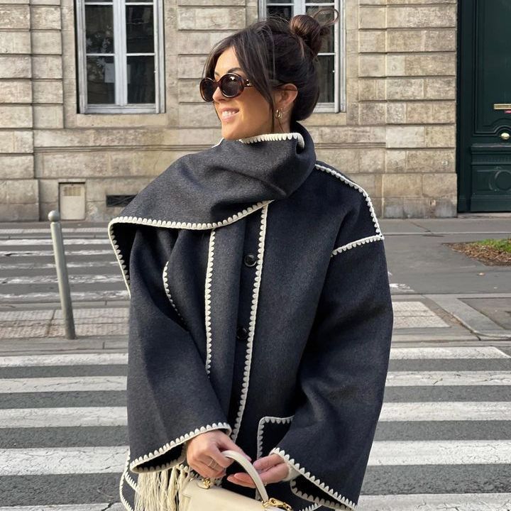 Drune | Jacke mit Schal