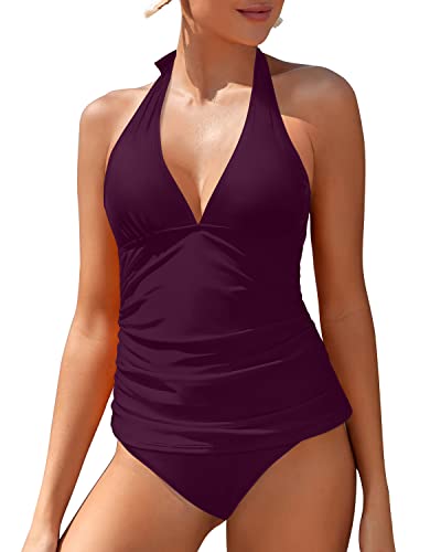 Drune | Halter Tankini Badeanzüge Für Damen Mit Bauchkontrolle