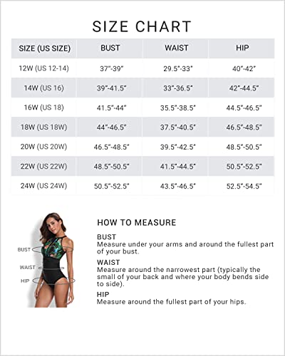 Drune | Plus Size Tankini Badeanzug Bauchkontrolle Badeanzüge Für Frauen