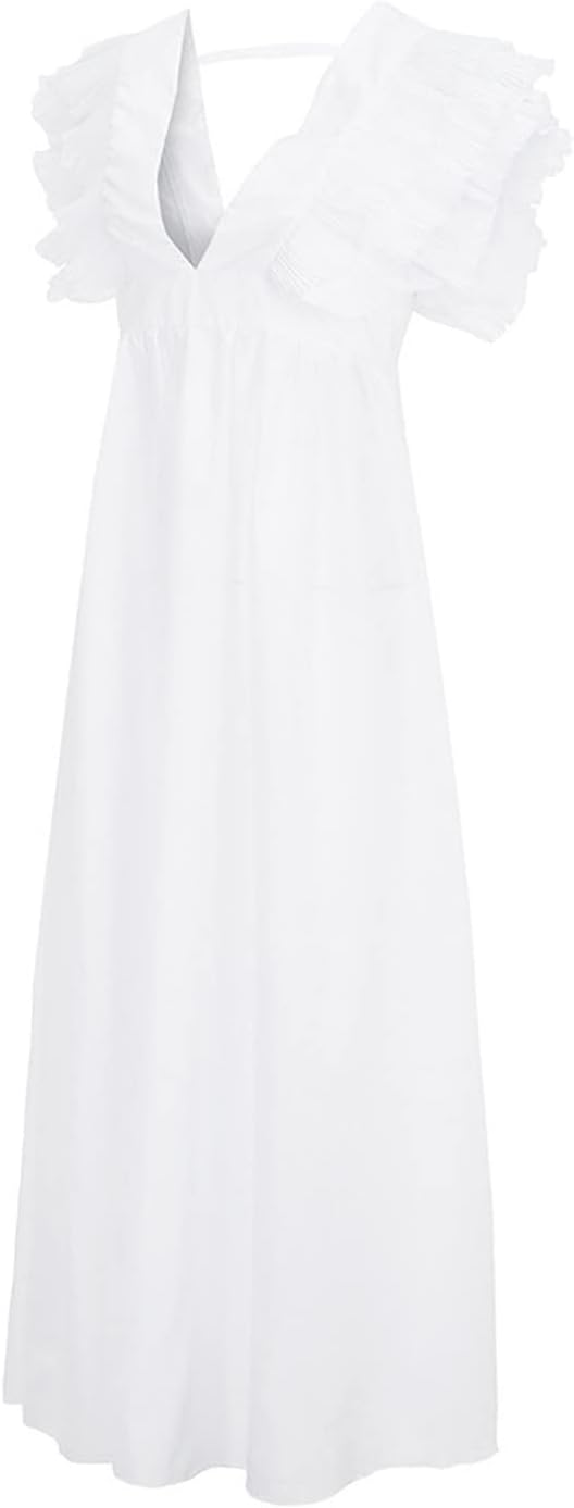 Drune - Elegantes Kleid mit gerafften Ärmeln