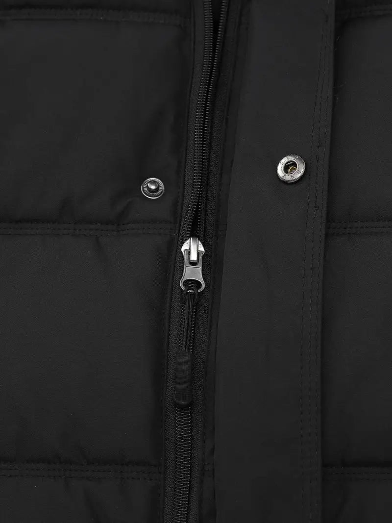 Drune | Herren Winterjacke - Wasserabweisender Puffer mit Kapuze
