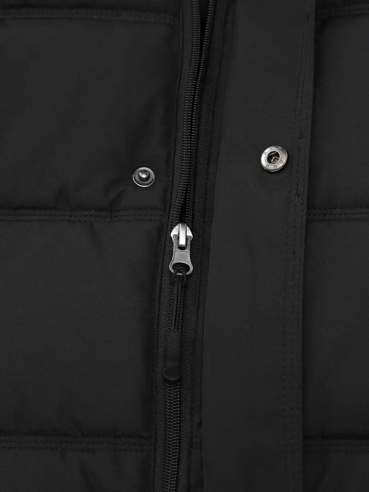 Drune | Herren Winterjacke - Wasserabweisender Puffer mit Kapuze