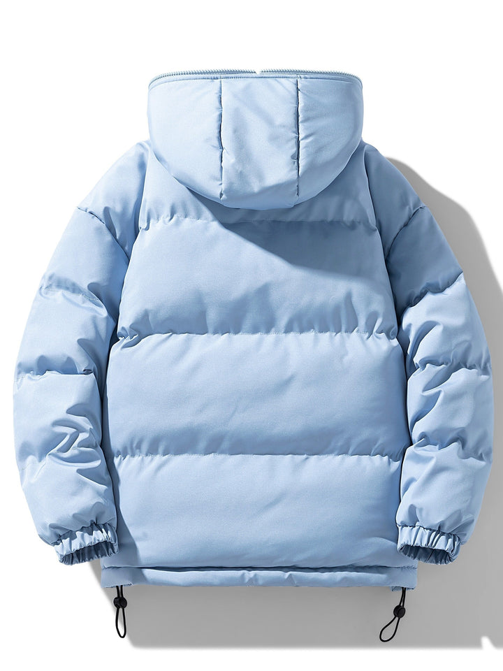 Drune | Mehrere Taschen Design Kapuzen Winter Jacke Für Herren - Perfekt für Outdoor-Aktivitäten