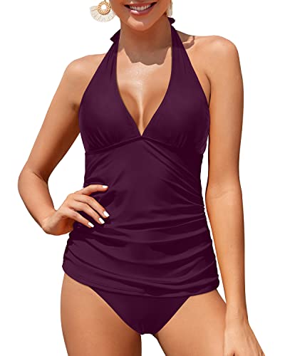 Drune | Halter Tankini Badeanzüge Für Damen Mit Bauchkontrolle