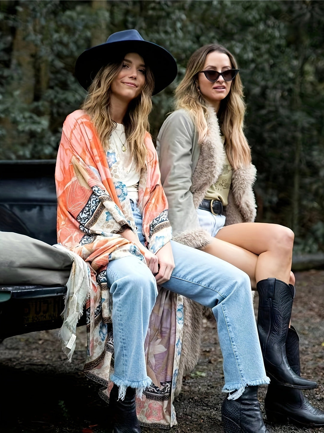 Drune | Bedruckter, Vom Kimono Inspirierter, Stylischer Strandüberwurf