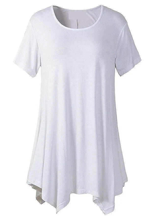 Drune | Sommerliches Loose Fit T-shirt Mit Kurzen Ärmeln