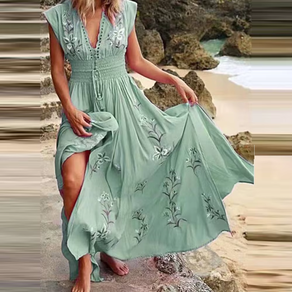 Drune | Boho Kleid Mit Stickereien Für Einen Traumhaften Sommerlook