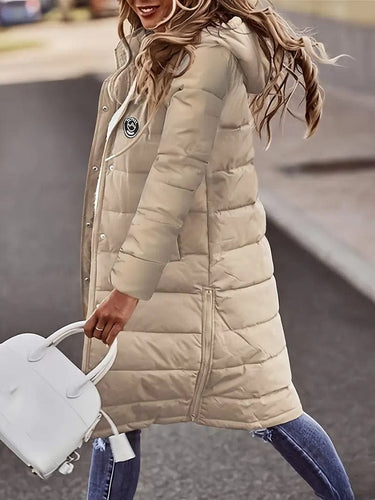 Drune | Langer Mantel Chic Saisonkollektion Ideal für den Winter