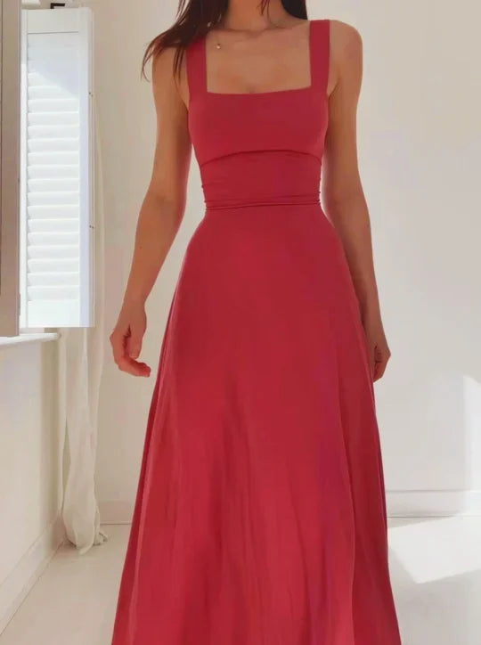 Drune | Elegante Rückenfreie Maxi Kleid