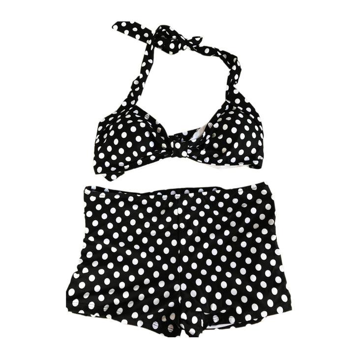 Damen Bikini-Set mit gepolstertem Oberteil und hochgeschnittenem Höschen Drune