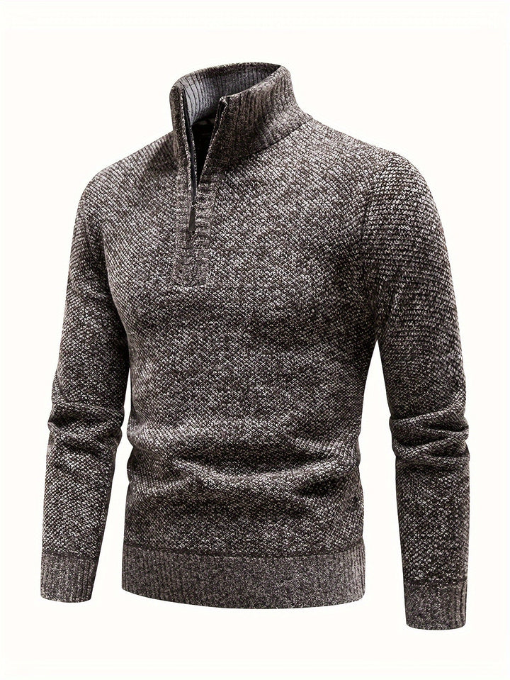 Drune | Lässiger Pullover mit Reißverschluss für Männer
