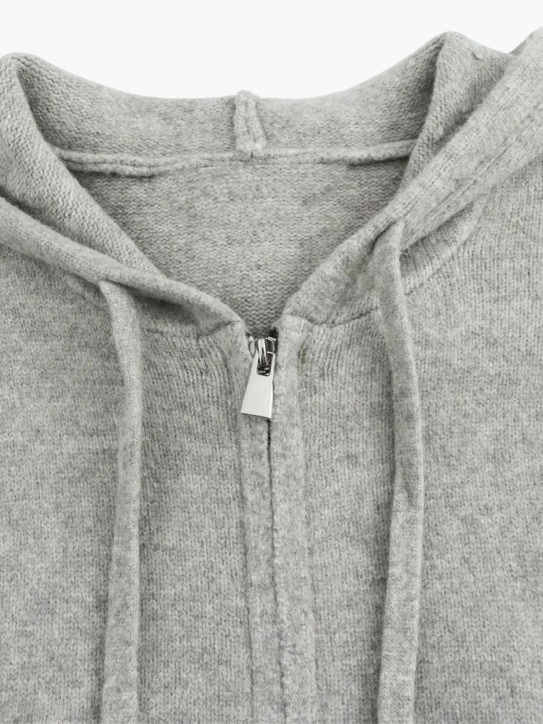 Drune | Strickjacke Mit Kapuze Und Reißverschluss