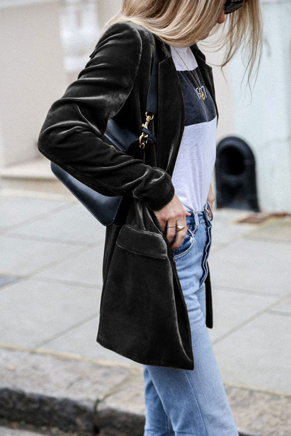 Drune | Blazer aus Samt im Streetstyle