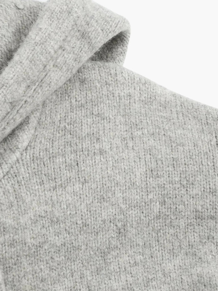 Drune | Strickjacke mit Kapuze und Reißverschluss