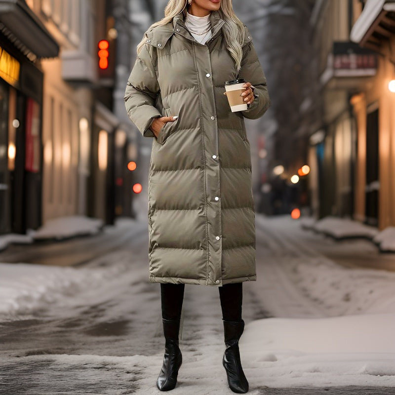 Drune | Puffer Winterjacke Mert Kapuze