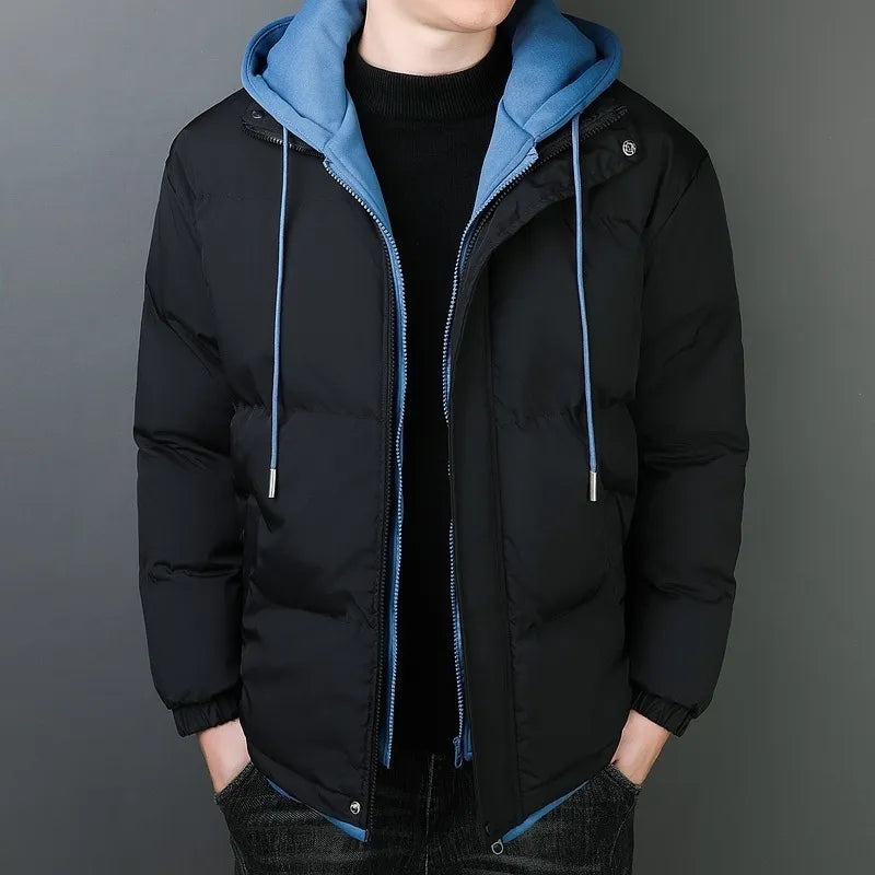 Drune | Herrenjacke aus verdickter Baumwolle mit winddichter Kapuze