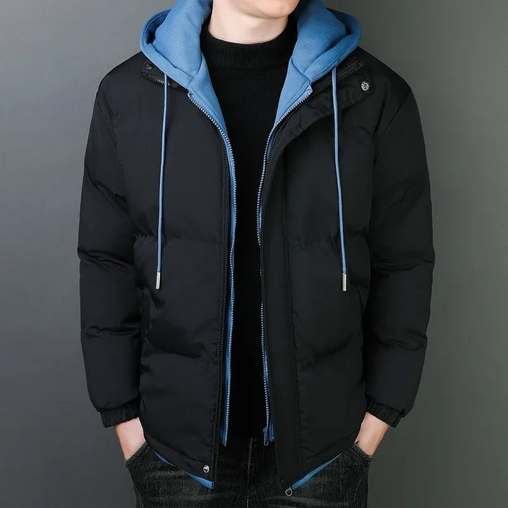Drune | Herrenjacke aus verdickter Baumwolle mit winddichter Kapuze