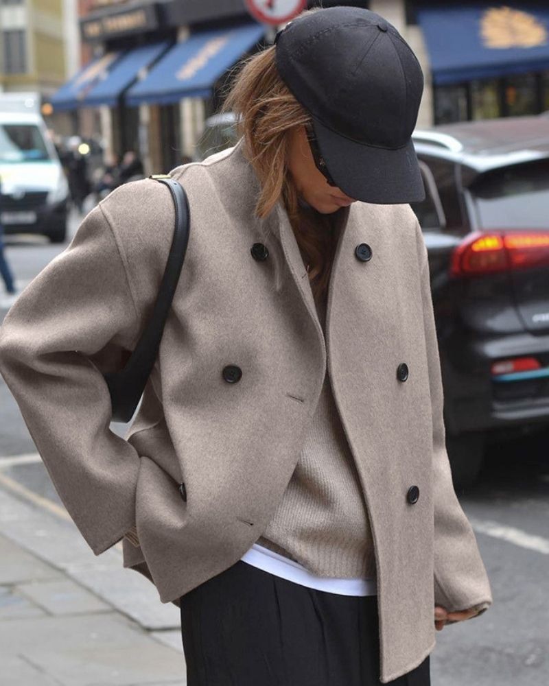 Drune | Französischer Stil Übergroße Jacke