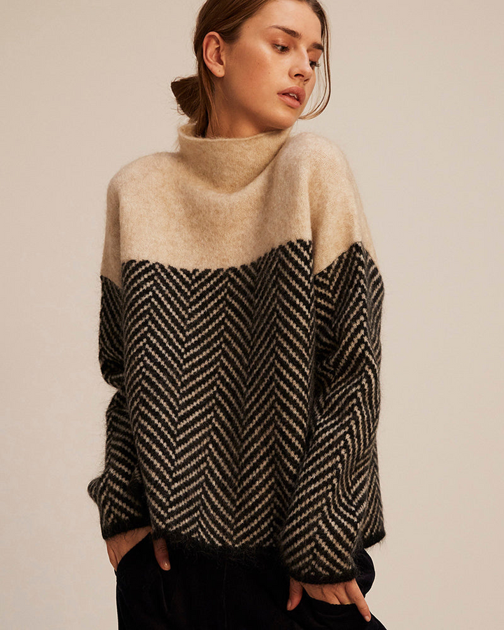Drune | Baumwolle Rollkragen-Pullover