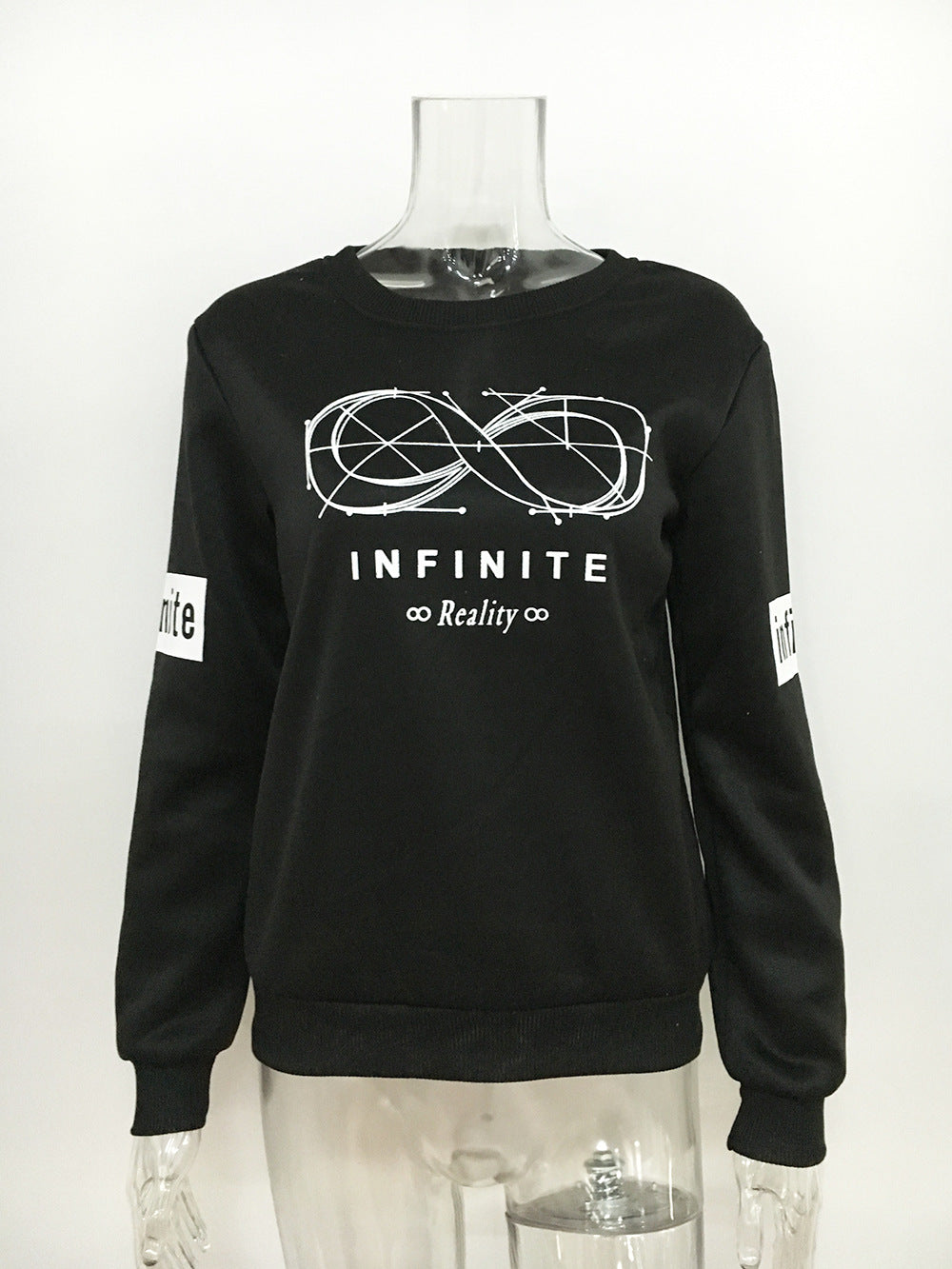 Damen Sweatshirt mit kreativem Endlosschleifen-Design und komfortabler Passform Drune